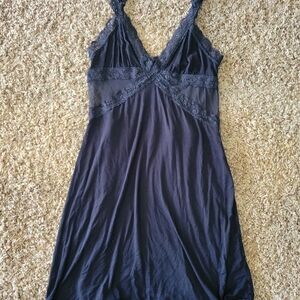 Chic Black Lace Chemise